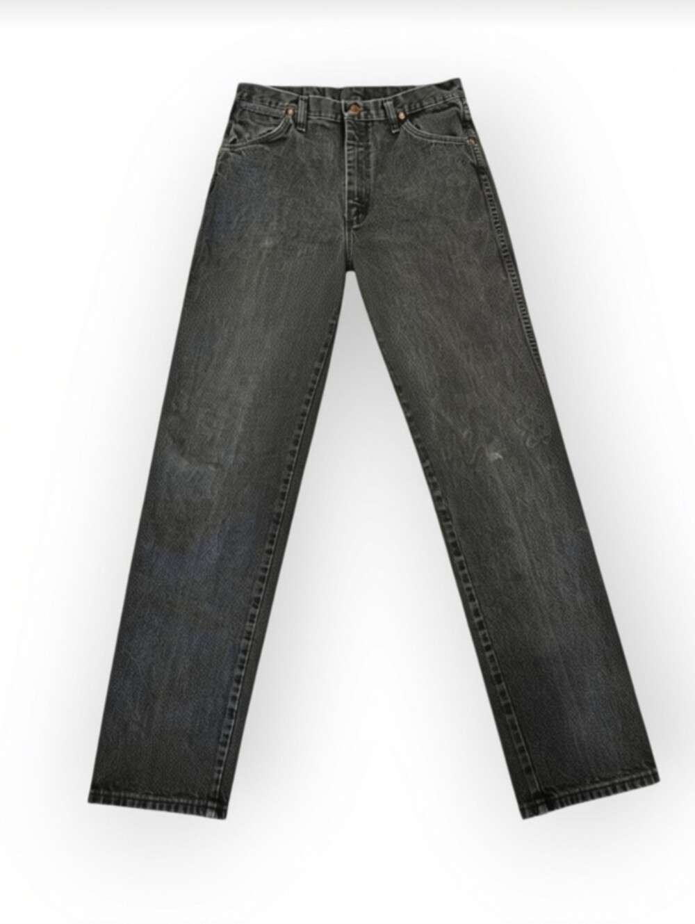 Wrangler 13MWZWK Black Cowboy Cut Original Fit Jeans 31x36 Vintage Wash Western